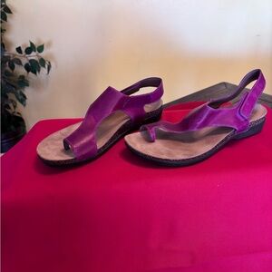 Dansko Reece Fuchsia Slingback Sandals Sz 38